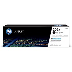 HP 202X LaserJet Toner Cartridge High Yield Black CF500X