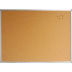 Rapidline Corkboard 1800W x 15D x 900mmH Aluminium Frame