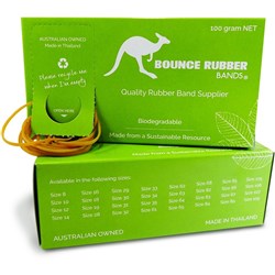 Bounce Rubber Bands Size 14 Box 100gm