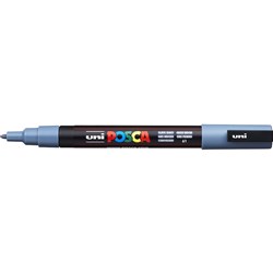 Uni Posca PC-3M Paint Marker Fine Bullet 1.3mm Slate Grey