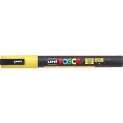 Uni Posca PC-3ML Paint Marker Fine Bullet 1.3mm Glitter Yellow