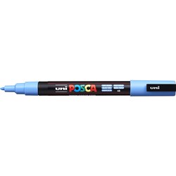 Uni Posca PC-3M Paint Marker Fine Bullet 1.3mm Sky Blue