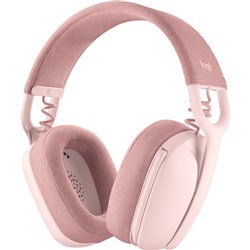 Logitech Zone Vibe 100 Headphones With Microphone Rose