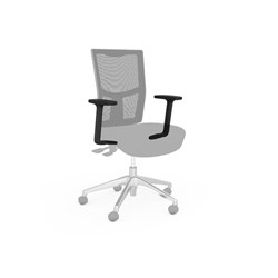 OLG Adjustable Arm Rests Only For Urban Chair Set Of 2 Black