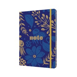 Collins Abstract Botanical Notebook A5 Ruled 192 Page Navy