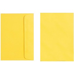Quill Envelope C6 80gsm Lemon Pack Of 25