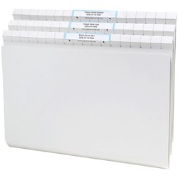 Avery Foolscap Quickvue Files 367x242mm White Box Of 50