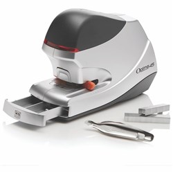 Rexel Optima Grip Electric Stapler 45 Sheet Capacity Silver And Black