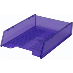 Italplast Document Tray Multifit Translucent Tinted Purple