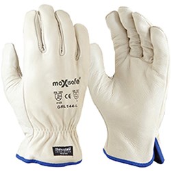 Maxisafe Antarctic Extreme Rigger Gloves Thinsulate Lined Large Beige