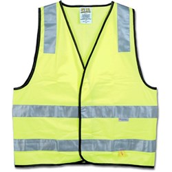 Maxisafe Hi-Vis Day Night Safety Vest Large Yellow